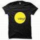Tee shirt Vinyl jaune/noir