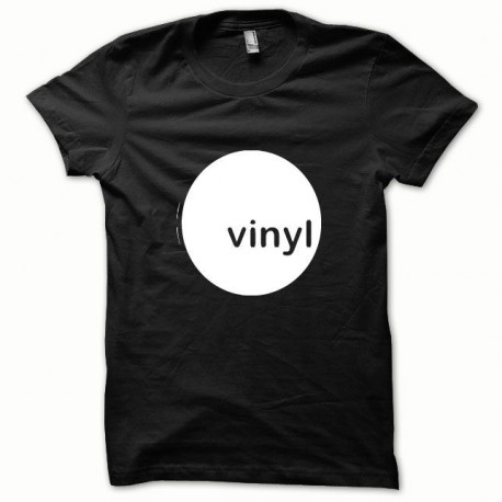 camisa de vinilo blanco / negro