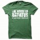 Tee shirt Spartacus blanc/vert bouteille