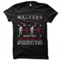 caminar muerto Navidad t-shirt