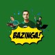 T-shirt Sheldon Cooper bazinga rare green