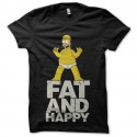Homer simpson camiseta gordo y feliz
