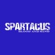 Tee shirt Spartacus white / royal