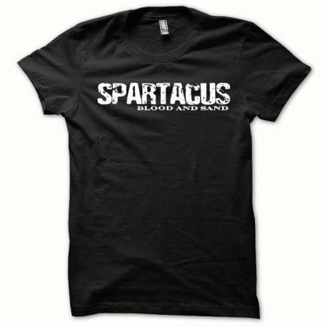 Tee shirt Spartacus blanc/noir