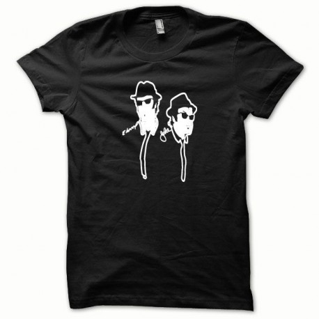 Tee shirt Blues Brothers blanc/noir