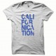 Tee shirt Californication bleu/blanc