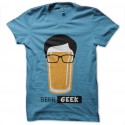 cerveza de camiseta geek