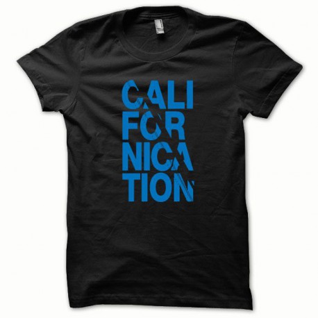 Tee shirt Californication bleu/noir