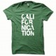 Camiseta blanca Californication / botella verde