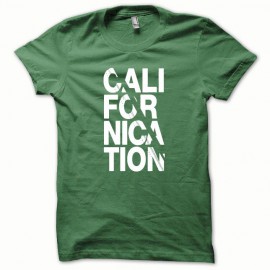 Tee shirt Californication white / green bottle