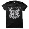 satanicat satánica del gato t-shirt