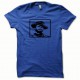 Tee shirt Clint Eastwood noir/bleu royal