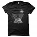 tee shirt homme sur la lune astonaute