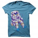 Friki gamer astronauta t-shirt