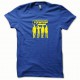 Tee shirt Clockwork Orange Mecanique jaune/bleu royal