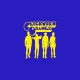 Tee shirt Clockwork Orange Mecanique jaune/bleu royal