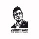 Tee shirt Johnny Cash noir/blanc