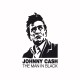 Tee shirt Johnny Cash noir/blanc