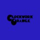 Tee shirt Clockwork Orange Mecanique noir/bleu royal
