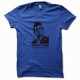 Tee shirt Johnny Cash noir/bleu royal