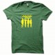 Tee shirt Clockwork Orange Mecanique jaune/vert bouteille