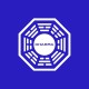 Tee shirt Dharma blanc/bleu royal