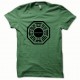 Tee shirt Dharma noir/vert bouteille