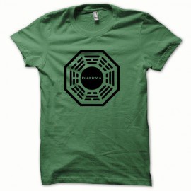 Shirt Dharma black / green bottle