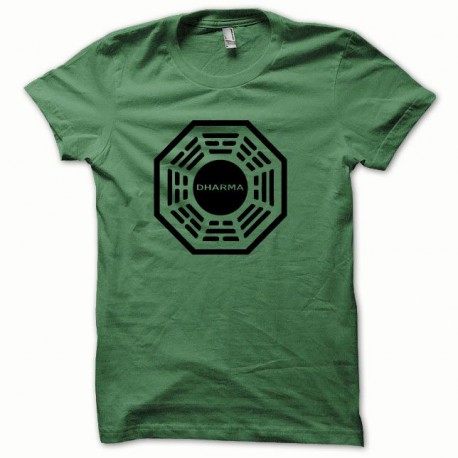 Shirt Dharma black / green bottle