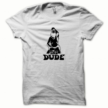 Tee Shirts El gran Lebowski Tío Negro / Blanco