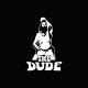 Tee shirt The Big Lebowski Dude blanc/noir