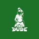 Tee shirt The Big Lebowski Dude blanc/vert bouteille