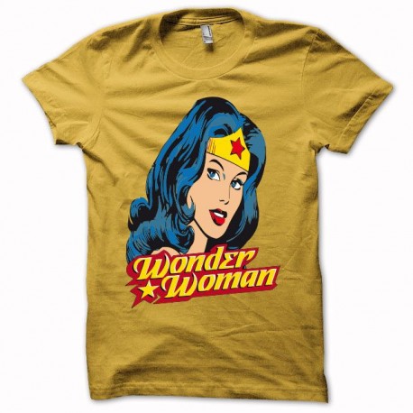 T-shirt Wonder Woman yellow