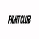 Club de la lucha camiseta negro / blanco