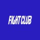 Tee shirt Fight Club blanc/bleu royal