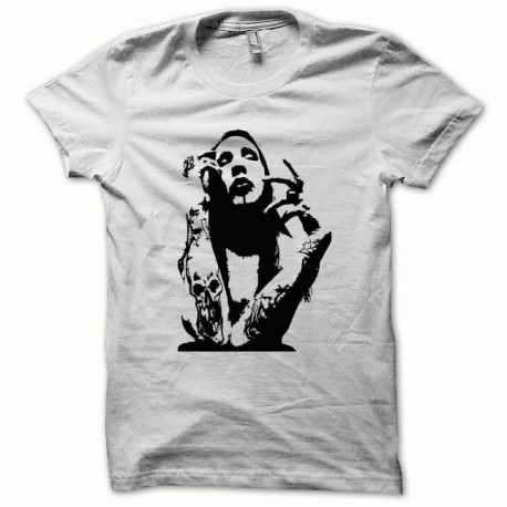 Tee shirt Marilyn Manson noir/blanc