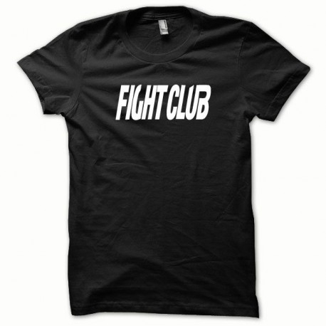 Club de la lucha camiseta blanca / negro