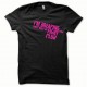 Tee shirt Fight Club rose/noir