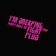 Tee shirt Fight Club Pink / Black