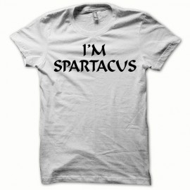 Tee shirt Spartacus noir/blanc