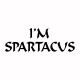 Tee shirt Spartacus black / white