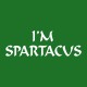 Tee shirt Spartacus white / green bottle