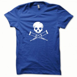 Shirt Jackass white / royal