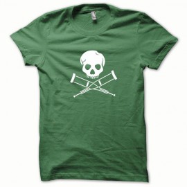 Camisa de Jackass frasco blanco / verde