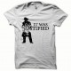 Tee shirt Justified noir/blanc