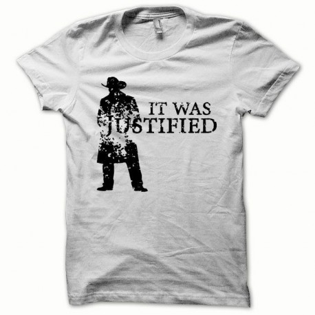 Justified t-shirt black / white