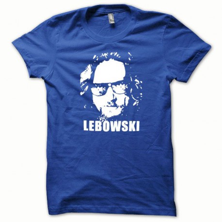 Tee shirt The Big Lebowski blanc/bleu royal