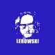 Tee shirt The Big Lebowski blanc/bleu royal