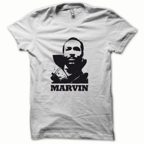 Tee shirt Marvin Gay noir/blanc