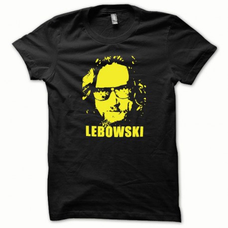 Tee Shirt The Big Lebowski yellow / black